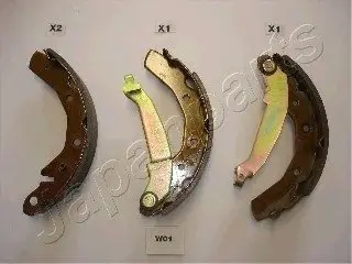 Тормозные колодки барабанные GF-W01AF JAPANPARTS GFW01AF