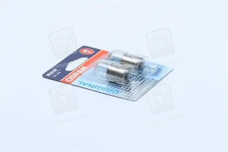 Лампа допоміжн. освітлення R5W 12V 5W ВА15s (2 шт) blister 5007-02B OSRAM 500702B (фото 1)