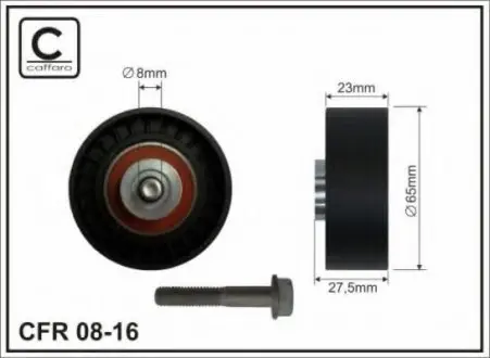 Паразитный / ведущий ролик, поликлиновой ремень CAFFARO 0816