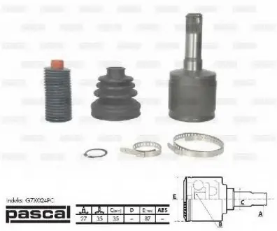 Летняя жидкость в бачок омывателя КОНЦЕНТРАТ 1:100 PASCAL G7X024PC