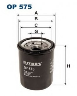 Масляний фільтр FILTRON OP575 (фото 1)