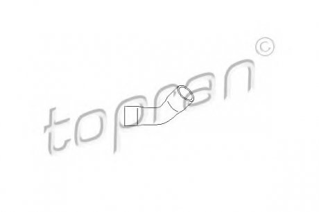 Шланг радиатора TOPRAN TOPRAN / HANS PRIES 401967
