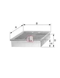 Фильтр воздушный SOFIMA S8230A