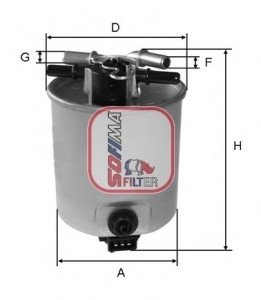 Фильтр топливный SOFIMA S5393GC