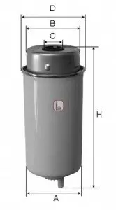 Фільтр паливний SOFIMA S4432NR