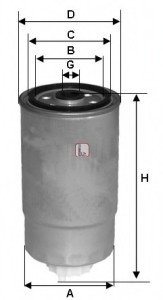 Фильтр топливный SOFIMA S4394NR (фото 1)