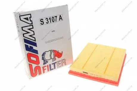 Фільтр повітряний S 3107 A SOFIMA S3107A (фото 1)