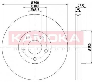 Тормозные диски KAMOKA 1031016