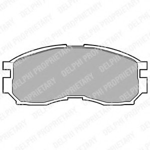 Тормозные колодки дисковые Delphi LP803 (фото 1)