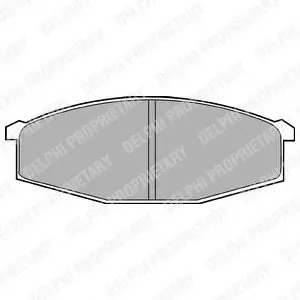 Тормозные колодки дисковые Delphi LP373