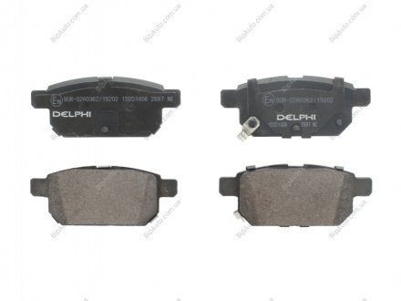 Гальмівні колодки, дискові Delphi LP2687 (фото 1)