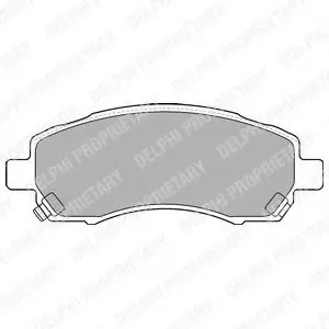 Тормозные колодки дисковые Delphi LP1545