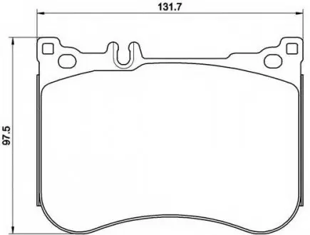 Тормозные колодки дисковые BREMBO P50114