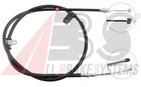 Трос ручного тормоза ABS A.B.S. K14878