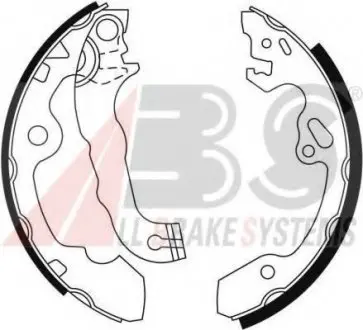 Колодки гальмівні задн. Focus (98-07) A.B.S. A.B.S. 9054
