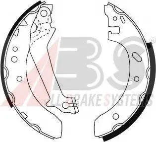 Тормозные колодки барабанные ABS A.B.S. 9056