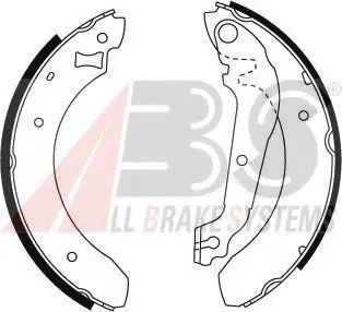 Тормозные колодки барабанные ABS A.B.S. 8705