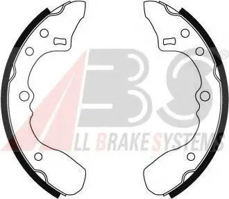 Гальмівні колодки барабанні ABS A.B.S. 8663 (фото 1)