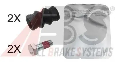Ремкомплект гальмівного супорту ABS A.B.S. 55045