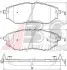 Тормозные колодки дисковые ABS 37502