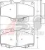 Тормозные колодки дисковые ABS 36724