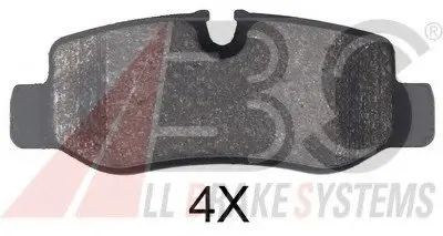 Тормозные колодки дисковые ABS A.B.S. 35056