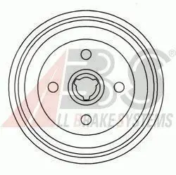 Тормозные барабаны ABS A.B.S. 2328S