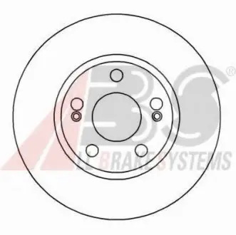 Гальмівний диск пер. Kangoo/Megane/Scenic/Espace/Grand Espace/Laguna/Safrane 92- A.B.S. A.B.S. 16219