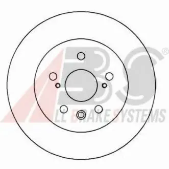 Гальмівний диск задн. Camry/Scepter/RX 91-06 A.B.S. A.B.S. 16277