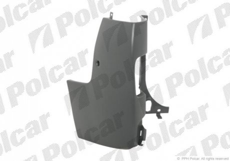 Угол бампера правая сторона серый OPEL RENAULT (PC) Polcar 602698-J (фото 1)