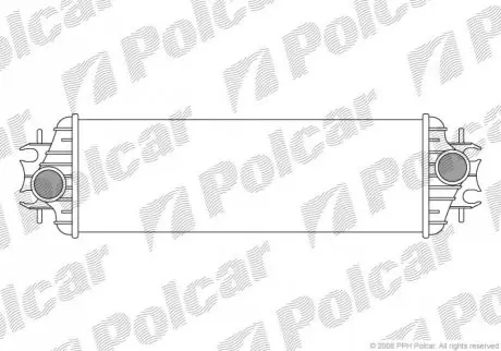 Радіатори повітря (Інтеркулери) Polcar 6026J8-1