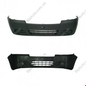 Бампер передній сірий без отверст. OPEL VIVARO 01.07- (PC) Polcar 6027074J (фото 1)