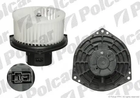 Вентилятори кабіни DAEWOO CHEVROLET SUZUKI (PJ) Polcar 2500NU-1