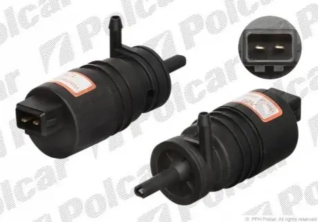Насосик омивача подвійний насос OPEL SEAT VOLKSWAGEN (PJ) Polcar 5508PS-1