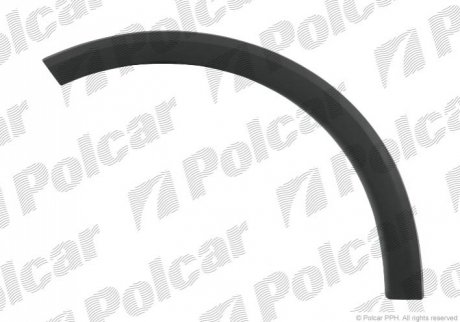 Накладка крила ліва сторона пластик OPEL CORSA/COMBO 10.03-10.10 (PJ) Polcar 5556016