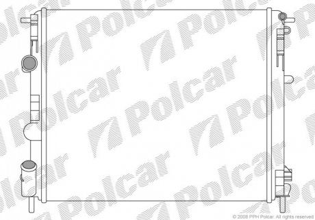 Радіатор охолодження Polcar 601508A5 (фото 1)