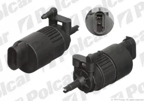 Фото 1 - насосик омывателя двойной насос RENAULT 19 (53) 01.88-12.95 (PJ) Polcar 6015PS-1 Насосик омывателя двойной насос RENAULT 19 (53) 01.88-12.95 (PJ) Polcar 6015PS-1 (фото 1)