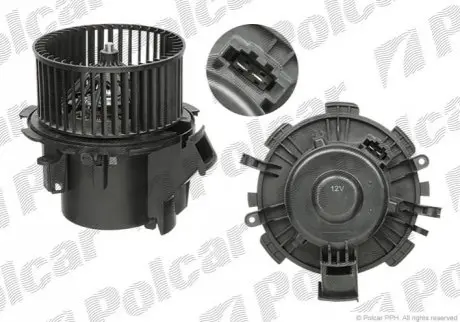 Вентиляторы кабины AC=(+/-) RENAULT OPEL NISSAN (PJ) Polcar 6042NU-1