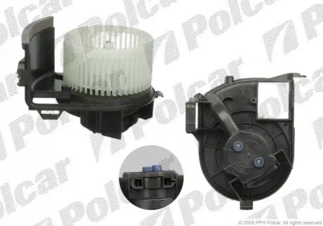 Вентиляторы кабины AC=(+) RENAULT CLIO III 09.05- (Q) Polcar 6055NU2X