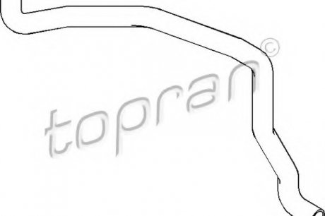 Шланг радіатора (система охолодження) TOPRAN TOPRAN / HANS PRIES 109193