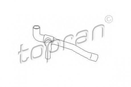 Шланг радіатора (система охолодження) TOPRAN TOPRAN / HANS PRIES 109009