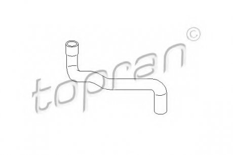 Шланг радиатора TOPRAN TOPRAN / HANS PRIES 109010