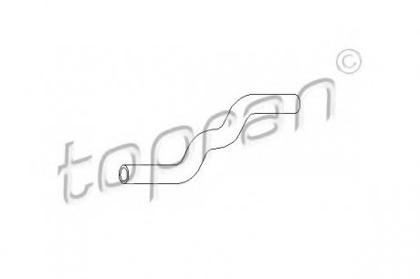 Шланг радіатора TOPRAN TOPRAN / HANS PRIES 102873