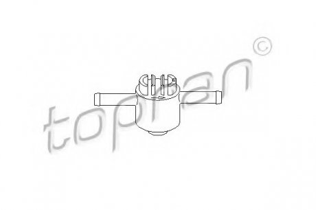 Клапан паливного фільтра TOPRAN / HANS PRIES 102730 (фото 1)