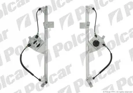 Стеклоподъемник электрический без электромотора правая сторона RENAULT SCENIC (JM0/1) 06.03-08.06 (P Polcar 6071PSG2