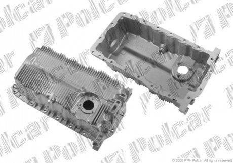 Олійний картер алюміній VOLKSWAGEN SEAT AUDI SKODA (PJ) Polcar 9513MO-3 (фото 1)
