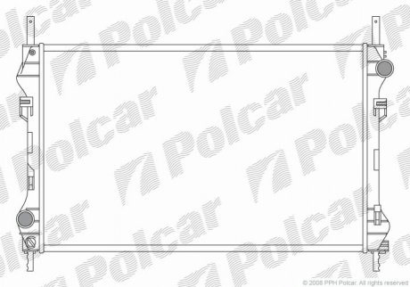 Радіатори охолодження Polcar 324708A1 (фото 1)