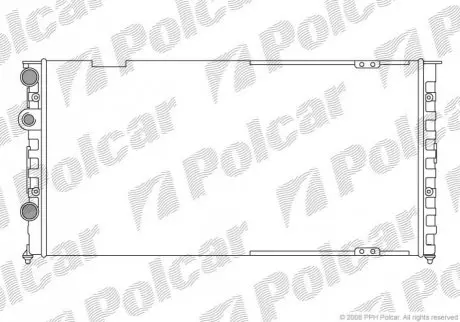 Радіатори охолодження Polcar 9546085