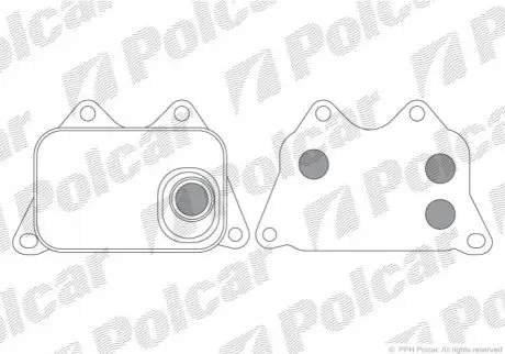 Радіатори олії Polcar 9555L8-1