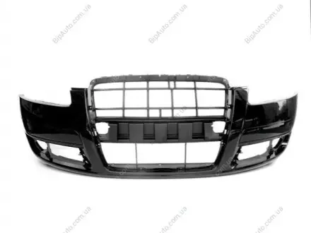 Фото 1 - бампер передній без отворів на омивачі ґрунтований AUDI A6 (C6) SDN/AVANT 05.04-10.08 (PJ) Polcar 133807 Бампер передній без отворів на омивачі ґрунтований AUDI A6 (C6) SDN/AVANT 05.04-10.08 (PJ) Polcar 133807 (фото 1)